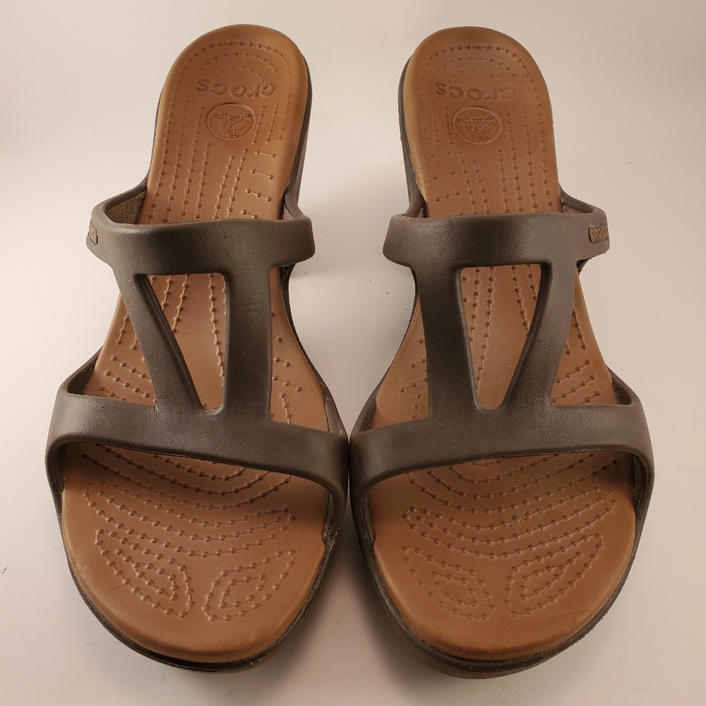 Crocs Slip On Heeled Sandal